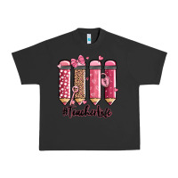 Pigment Black valentine's day teacher life pencils Urban Heavy Tee - MaliasSmallBusiness