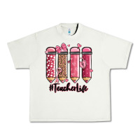 Pistachio valentine's day teacher life pencils Urban Heavy Tee - MaliasSmallBusiness