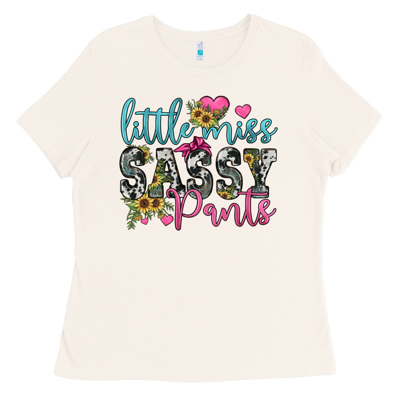 Little Miss Sassy Pants Ladies Tee by JahusDesignShop | Teevron