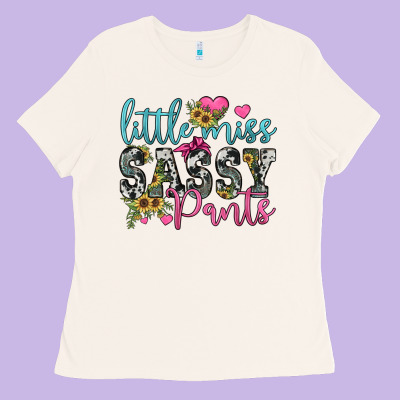 Little Miss Sassy Pants Ladies Tee Designed By Jahusdesignshop