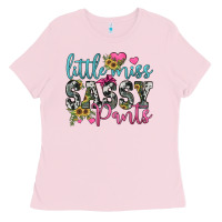 Bubblegum Pink little miss sassy pants Ladies Tee - JahusDesignShop