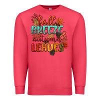 Cardinal fall breeze and autumn leaves Premium Sweatshirt - CowGirlArtShop