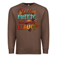 Chestnut fall breeze and autumn leaves Premium Sweatshirt - CowGirlArtShop