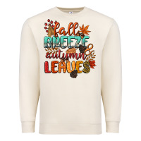 Sandshell fall breeze and autumn leaves Premium Sweatshirt - CowGirlArtShop