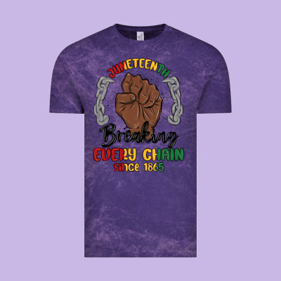 Every Chain Since 1865 Juneteenth Vintage Tee Designed By Maliassmallbusiness