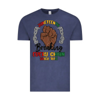 Vintage Denim every chain since 1865 juneteenth Vintage Tee - MaliasSmallBusiness