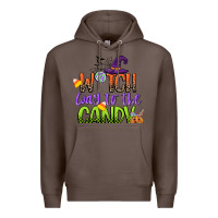 Coffee witch way to the candy Premium Hoodie - CowGirlArtShop
