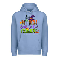 Colony Blue witch way to the candy Premium Hoodie - CowGirlArtShop