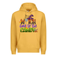 Mustard witch way to the candy Premium Hoodie - CowGirlArtShop