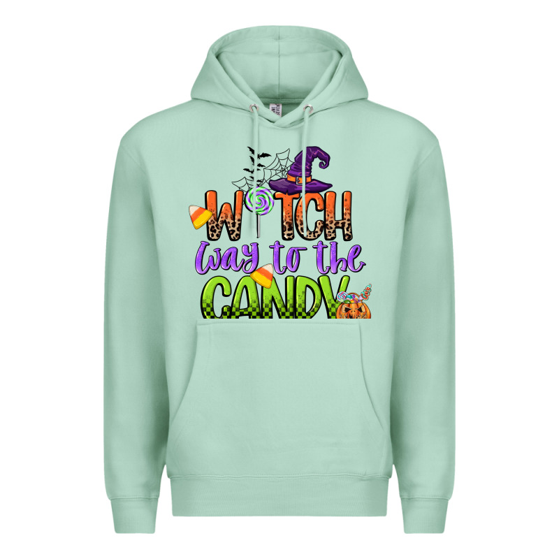Witch Way To The Candy Premium Hoodie by CowGirlArtShop | Teevron