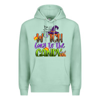 Seafoam witch way to the candy Premium Hoodie - CowGirlArtShop
