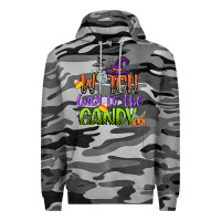 Slate Camo witch way to the candy Premium Hoodie - CowGirlArtShop