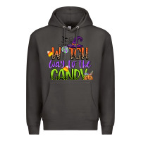 Smoke witch way to the candy Premium Hoodie - CowGirlArtShop