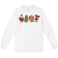 White christmas milk and cookies Long Sleeve Tee - MaliasSmallBusiness