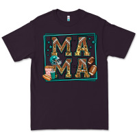 Plum american football mama Premium Tee - Jasminsmagicworld