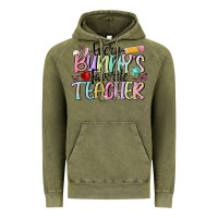 Vintage Olive every bunnys favorite teacher Vintage Hoodie - MaliasSmallBusiness