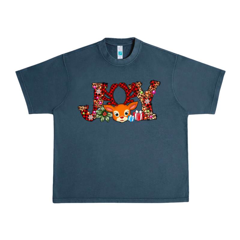 Joy Reindeer Urban Heavy Tee by AdoDesignShop | Teevron