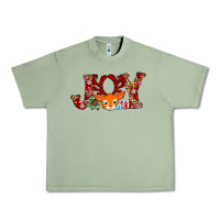 Oil Green joy reindeer Urban Heavy Tee - AdoDesignShop