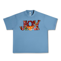 Pebble Blue joy reindeer Urban Heavy Tee - AdoDesignShop