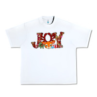 White joy reindeer Urban Heavy Tee - AdoDesignShop