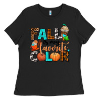 Black fall is my favorite color Ladies Tee - AdoDesignShop