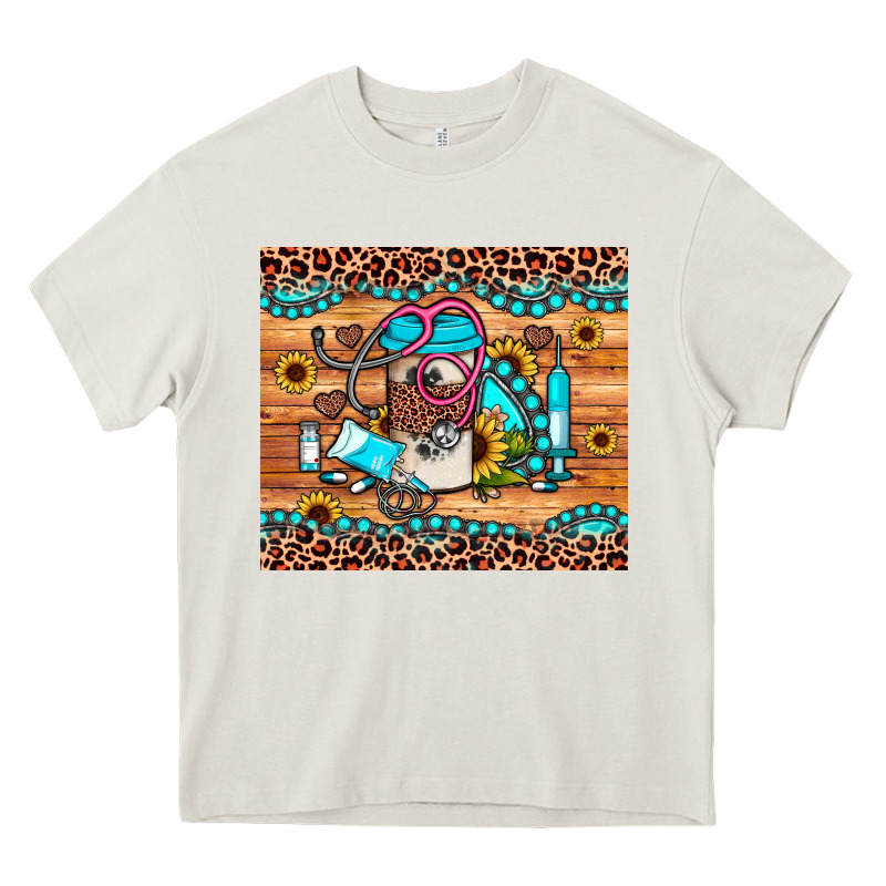 Western Gemstone Sunflower Nurse Heavy Core Tee by JahusDesignShop | Teevron