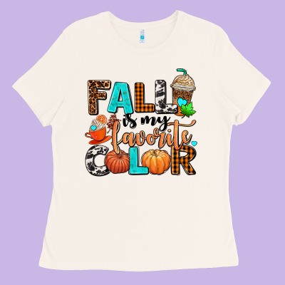 Fall Is My Favorite Color Ladies Tee Designed By Adodesignshop