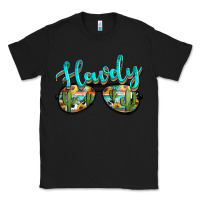 Black western howdy police sunglasses Classic Tee - NancyCooperArtShop