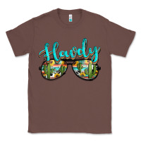 Chestnut western howdy police sunglasses Classic Tee - NancyCooperArtShop