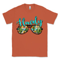 Copper western howdy police sunglasses Classic Tee - NancyCooperArtShop