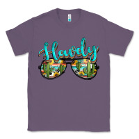 Lavender western howdy police sunglasses Classic Tee - NancyCooperArtShop