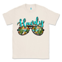 Natural western howdy police sunglasses Classic Tee - NancyCooperArtShop