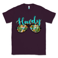 Plum western howdy police sunglasses Classic Tee - NancyCooperArtShop