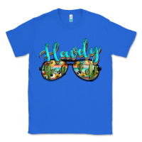 True Royal western howdy police sunglasses Classic Tee - NancyCooperArtShop