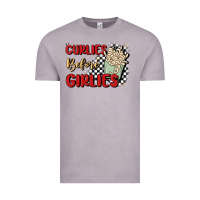 Vintage Zinc curlies before girlies Vintage Tee - MaliasSmallBusiness