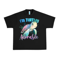 Black im turtley adorable turtle Urban Heavy Tee - MaliasSmallBusiness