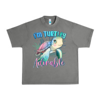 Im Turtley Adorable Turtle Urban Heavy Tee | Teevron