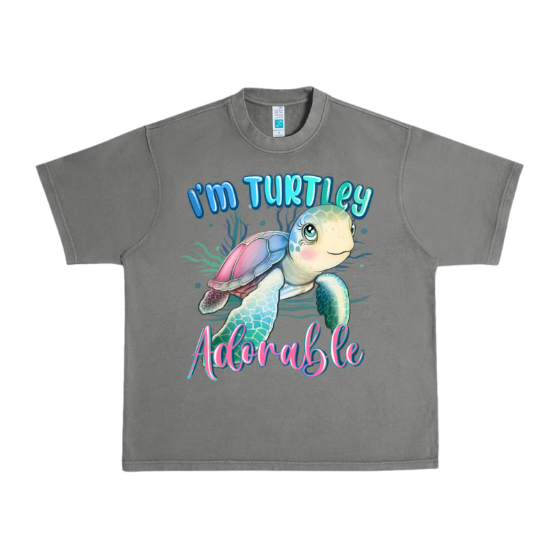 Im Turtley Adorable Turtle Urban Heavy Tee by MaliasSmallBusiness | Teevron