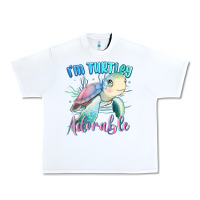White im turtley adorable turtle Urban Heavy Tee - MaliasSmallBusiness