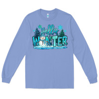 Hello Winter Snowman Long Sleeve Tee | Teevron