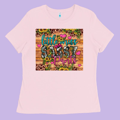 Little Miss Sassy Pants Ladies Tee Designed By Jahusdesignshop