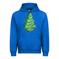 Cobalt green christmas cake Urban Hoodie - FaDigitalArtStudio