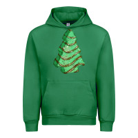 Emerald green christmas cake Urban Hoodie - FaDigitalArtStudio