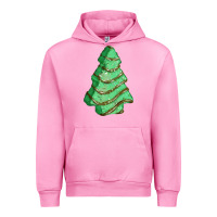 Fuchsia Pink green christmas cake Urban Hoodie - FaDigitalArtStudio
