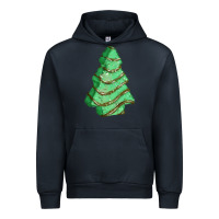 Navy green christmas cake Urban Hoodie - FaDigitalArtStudio
