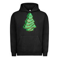 Pigment Black green christmas cake Urban Hoodie - FaDigitalArtStudio