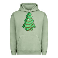 Pigment Oil Green green christmas cake Urban Hoodie - FaDigitalArtStudio