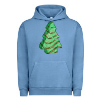 Pigment Pebble Blue green christmas cake Urban Hoodie - FaDigitalArtStudio