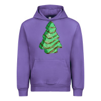 Tulip green christmas cake Urban Hoodie - FaDigitalArtStudio