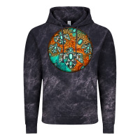 Cloud Black western pattern circle Vintage Hoodie - Jasminsmagicworld